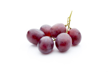 Grape on the white background. Fresh  berry.