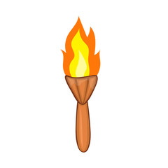 torch isolated illustration