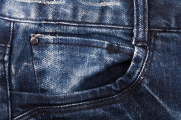 blue jeans back pocket