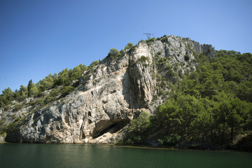 Fototapeta na wymiar Krka river landscape