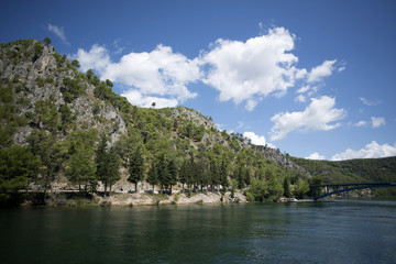 National park Krka landscape