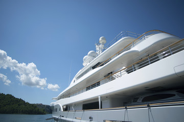 Naklejka premium Yacht in Skradin