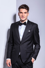 Portrait of a young smiling business man