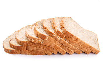 slice of whole wheat bread for background