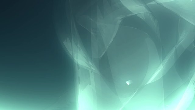Ocean green crystal abstract animation. Background intro. 1080p.