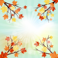 Obraz na płótnie Canvas Autumn design