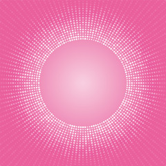 pink circular background