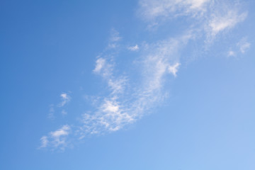 blue sky with cloud