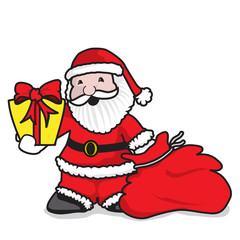 Santa Claus giving gifts