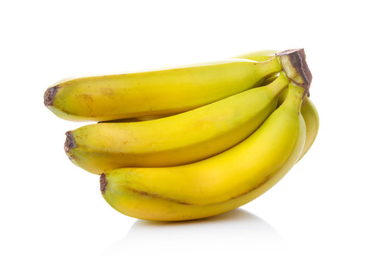 Bananas isolated on white background