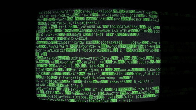 Source code inside tv crypto big characters