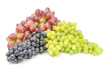 Grapes isolated on white background
