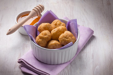 bignole typical italian carnival dessert