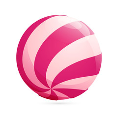 Abstract sphere candy logo