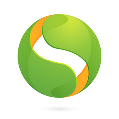 Abstract sphere logo