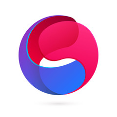 Abstract sphere logo