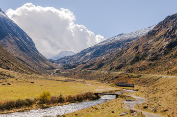 Andermatt, Bergdorf, Hospental, Urserental, Gotthard, Sankt Gotthard, Gotthardpass, Passstrasse,...