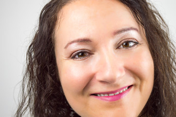 Naklejka premium happy smile of a woman