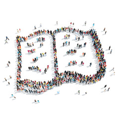 people  shape  book cartoon