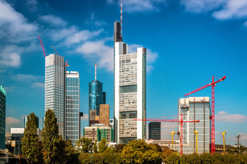 Skyline Frankfurt am Main. Germany