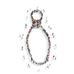 people  shape  bowling cartoon