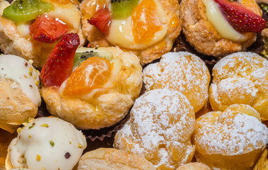 Italian fruits pastries