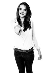 You can be the one! Stylish teenager.