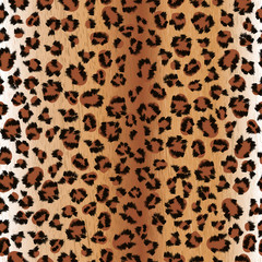 Leopard fur