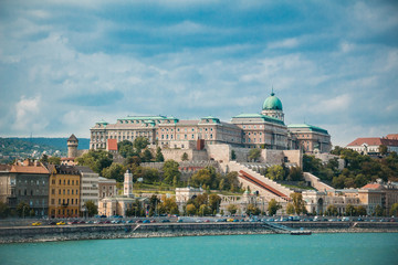 Fototapeta na wymiar The Buda Castle. Budapest, Hungary. old royal castle 