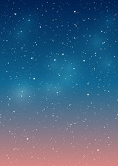 Starry sky background for Your design