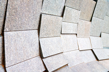 in london  monument old steps and marble