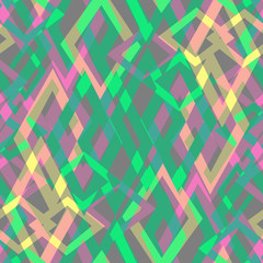 Seamless abstract geometric decorative background