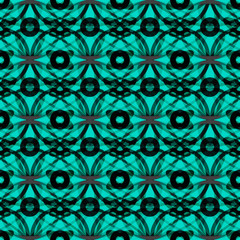 Seamless abstract mosaic decorative background