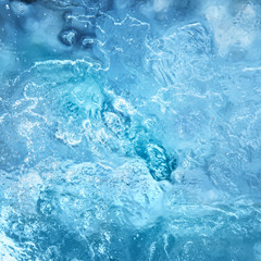 Blue ice texture