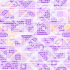 Seamless abstract geometric decorative background