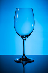 empty wine glass
