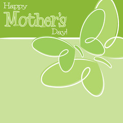 Hand Drawn Happy Mother's Day card in vector format.