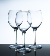 empty wine glass