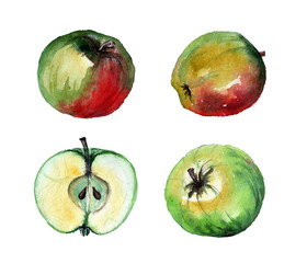 set of apples