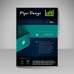 Site layout for design - flyer