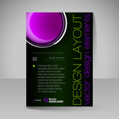 Site layout for design - flyer