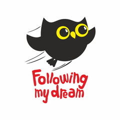 Owl. Following my dream.