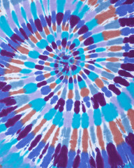 close up shot of tie dye fabric texture background