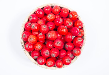 Fresh fruit of hawthorn. The concept of alternative medicine.