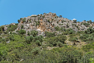 Mountain View near Northern Coast of Crete