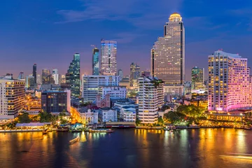 Tuinposter Skyline van Bangkok © SeanPavonePhoto