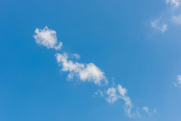 blue sky with cloud