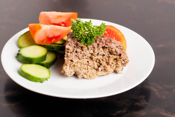 cutlets with vegetables