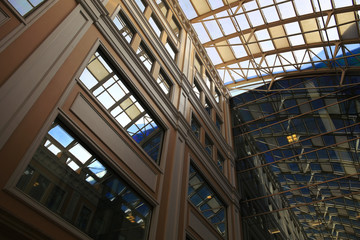 window glazing modern building