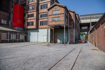 Disused coal mine Blegny in Belgium, now a World Heritage Site